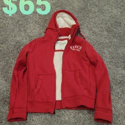 Abercrombie & Fitch Sherpa Lined Jacket