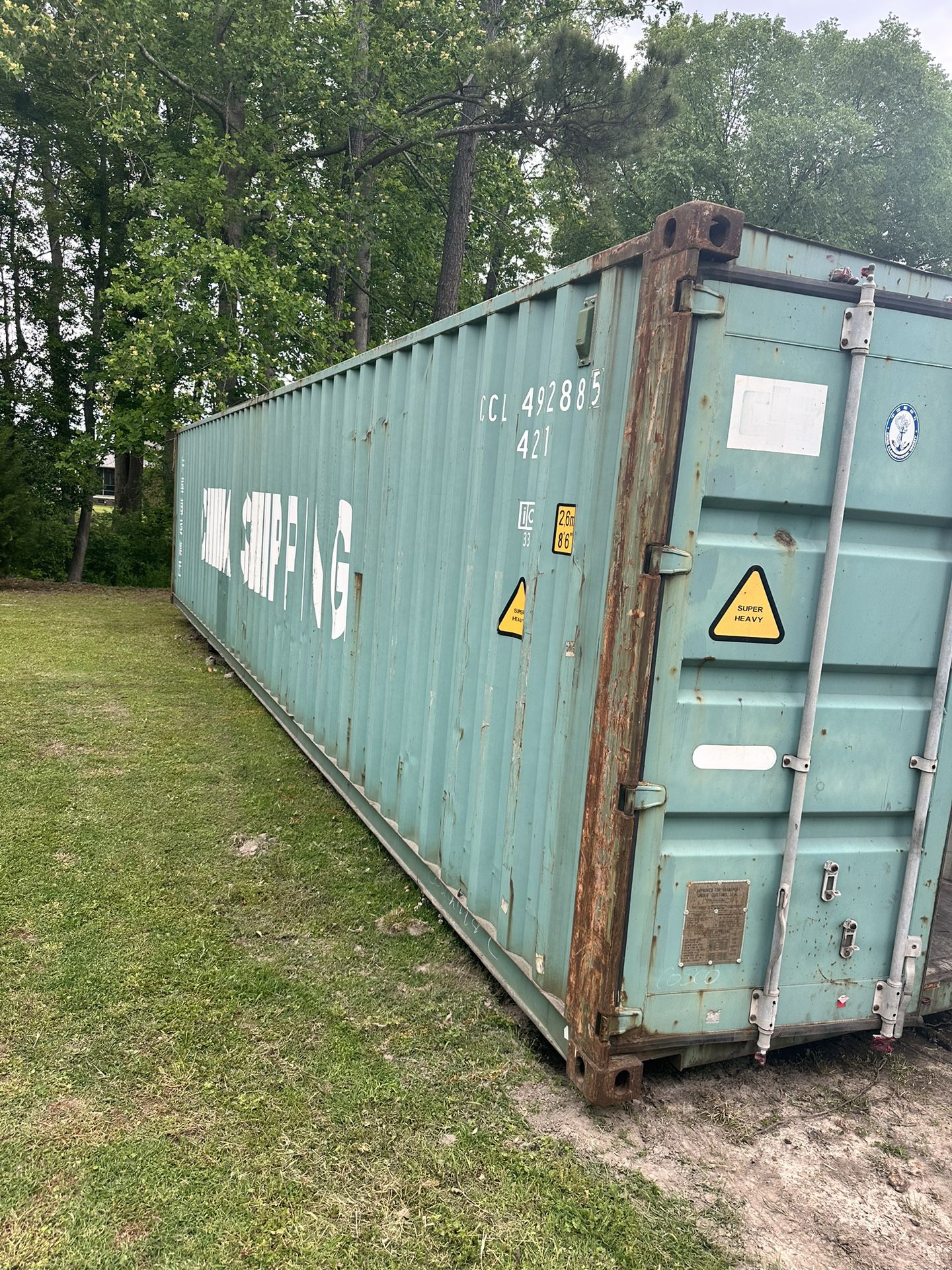 40’ Std Wind And Water Tight Shipping Container Forsale