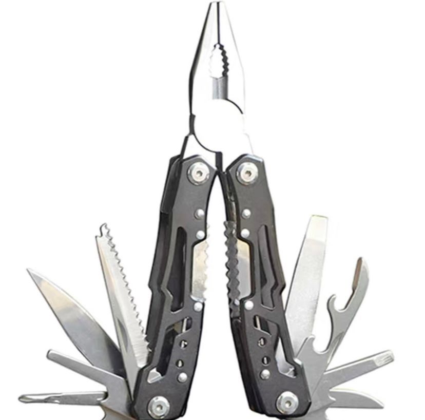 Pocket Size Multitool with Spring-Action Pliers and Saw,