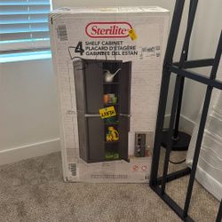 4 Storage Shelf Cabinet 