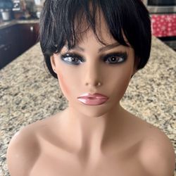 Brand New 100% Human Hair Short Wig