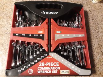 Husky 28 piece wrench set new (10) available