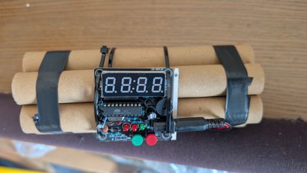 Fake Prop Countdown Alarm Clock