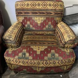 Chair and Ottoman 