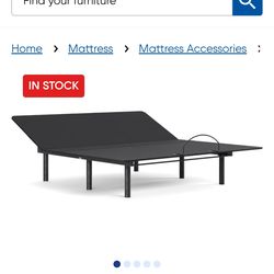 King bed adjustable bedframe