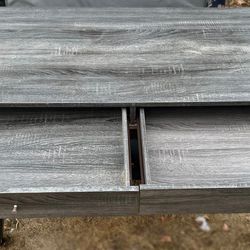 Grey Wooden Computer Desk