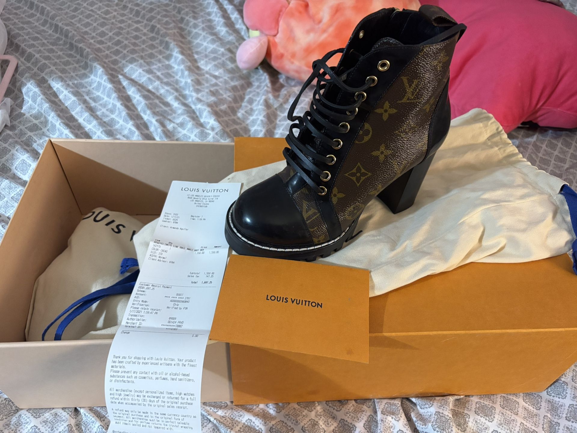 Louis Vuitton Boot Heels