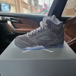 Jordan 5 Wolf Grey Size 3.5
