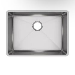 Elkay Crosstown 24 in. Undermount Single Bowl 18-Gauge Stainless Steel Kitchen Sink Only