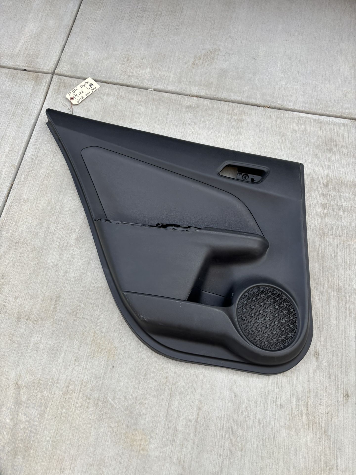 2016 Toyota Prius Left Rear Door Panel