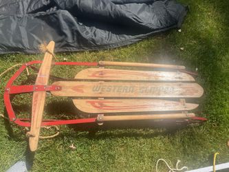 Vintage Western Clipper Sled