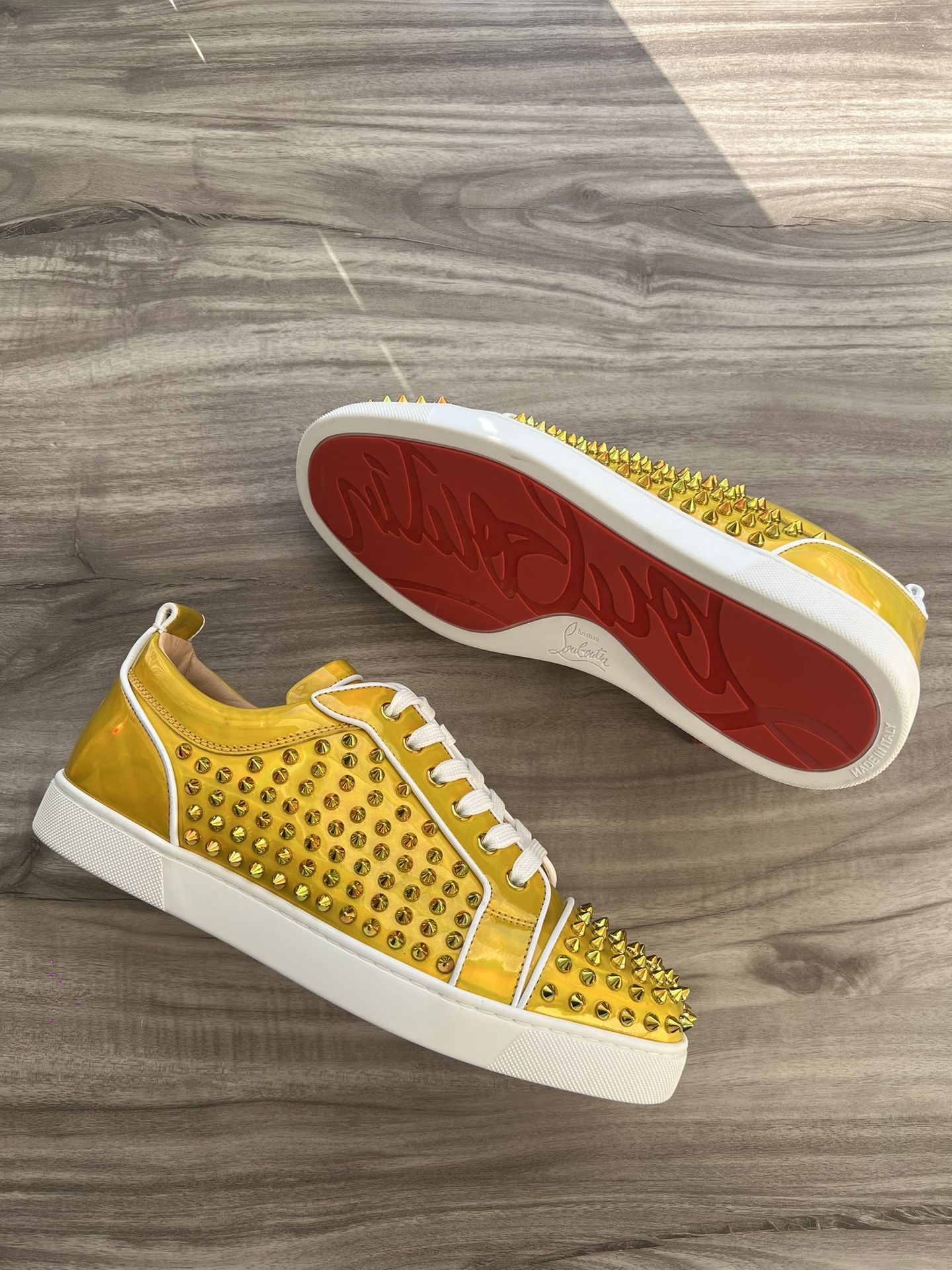 Christian Louboutin Orlato Low Yellow Spike Size 10 (EU 43) Men’s
