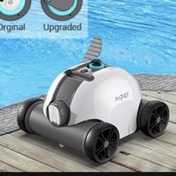  Cordless Robotic Pool Cleaner, Automatic Pool Vacuum 