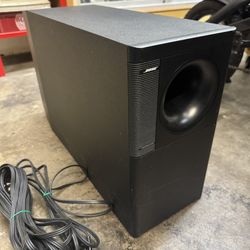 Bose Powered Acoustimass Black Speaker System C9740 Subwoofer 