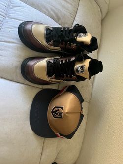 Vegas Golden Knights Shoes & Hat Brand New