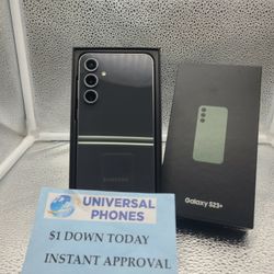 SAMSUNG GALAXY S23 PLUS 128GB UNLOCKED.   FREE SMARTWACH/ HEADPHONES. PAY $1 TODAY  REST IN  PAYMENTS.  NO  CREDIT NEEDED  FINANCING   