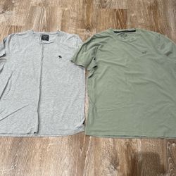 Boys Hollister And Abercrombie Shirts Mediums