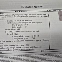 Platinum Diamond Ring