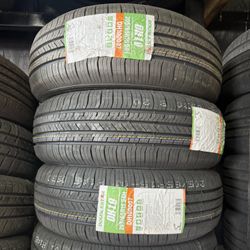 205-65-15 (4) New All Season Tires Installed 50,000 Miles Free Rotations