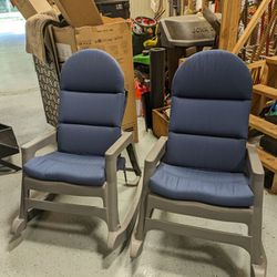 Big Easy Rocking Chairs With Plush Pads