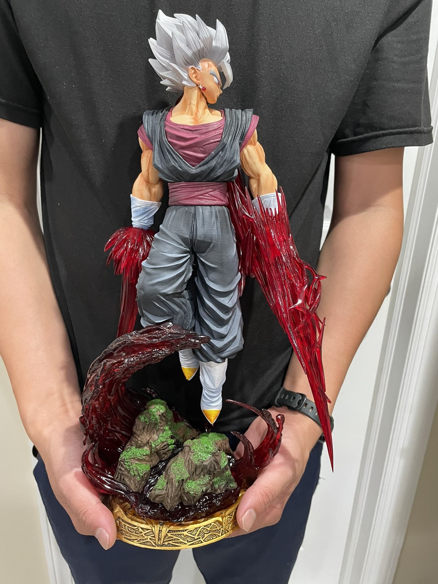 Large Dragon Ball Goku Vegeta Vegito Figure Statues