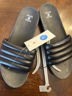 Shade and shore black sandals sale