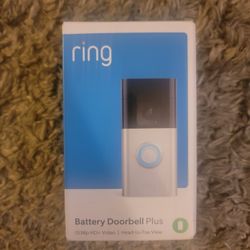 (BRAND NEW NEVER OPENED) Ring Battery Doorbell Plus - Smart Wireless Doorbell Camera 