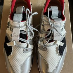 Christian Louboutin  Red-Runner Flat Vet Sneakers Authentic Used Once