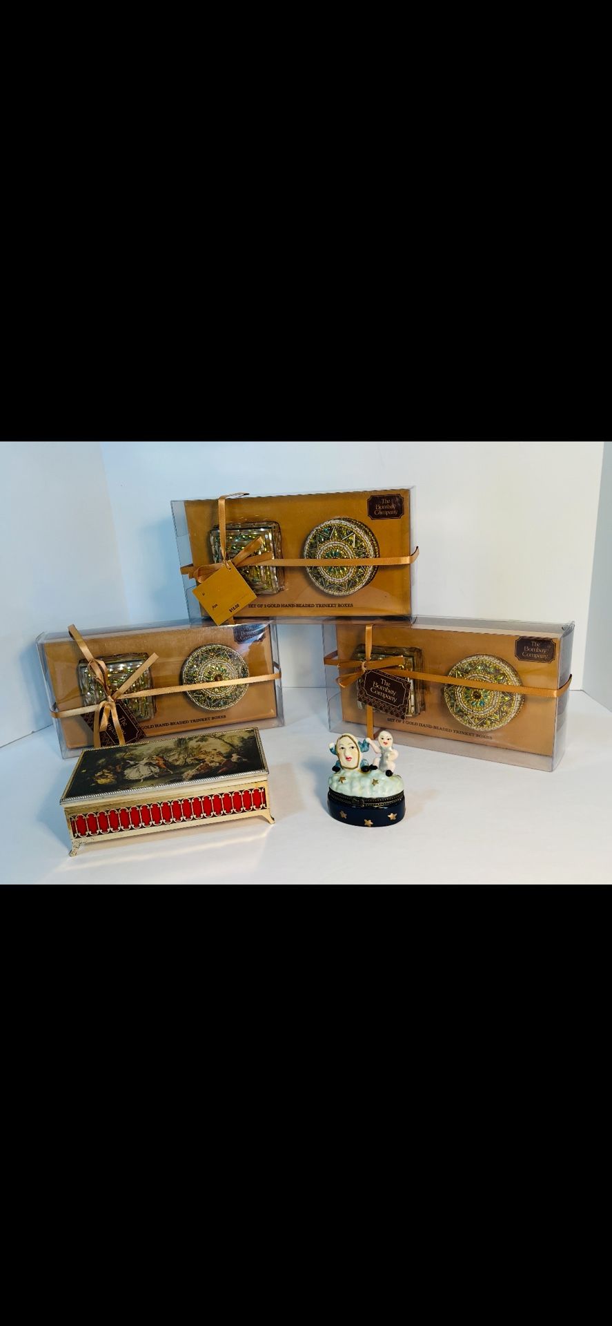 Assorted Trinket Boxes - Bombay Company, Diddle Nursery Rhyme & Italy PK
