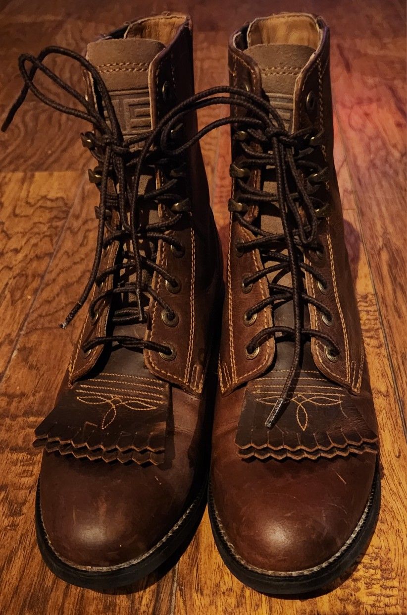 Ariat Heritage Lace Up Boots 8.5B