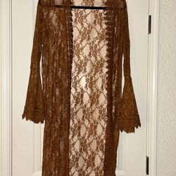 Womens Lace Kimono