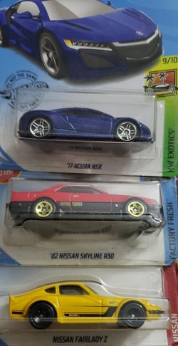 HotWheels Nsx - Fair Lady Z - Skyline R30