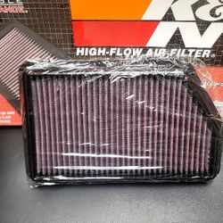 K&N High-Flow Original Lifetime Engine Air Filter: Increase Power & Acceleration, Washable, Replacement Air Filter