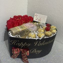 Heart Box Arrangement 