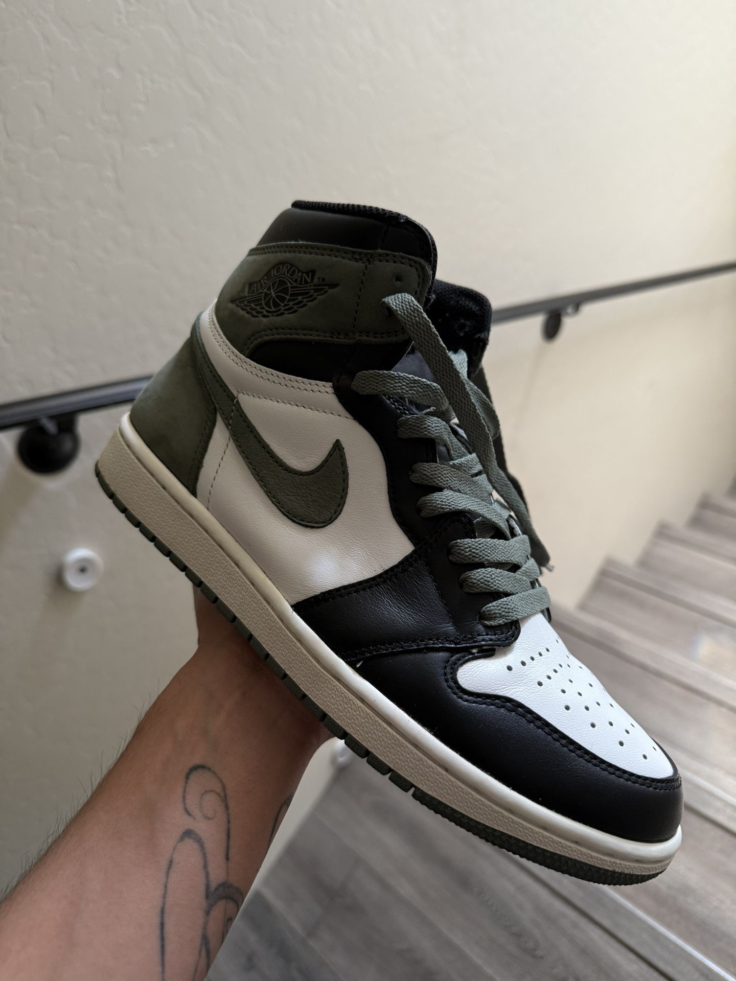 Clay Green Jordan 1s