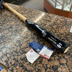 Yasiel Puig Sign Baseball Bat 