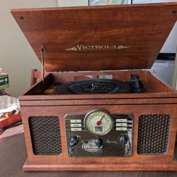Victrola 6 in 1 Record Player With Bluetooth