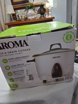 Aroma Rice & Grain Cooker 4 Quart XL