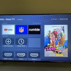 ONN 55” Roku Smart Tv 4K