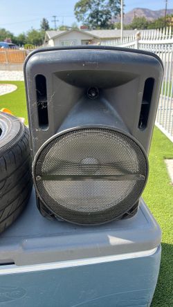 Blue booth speaker