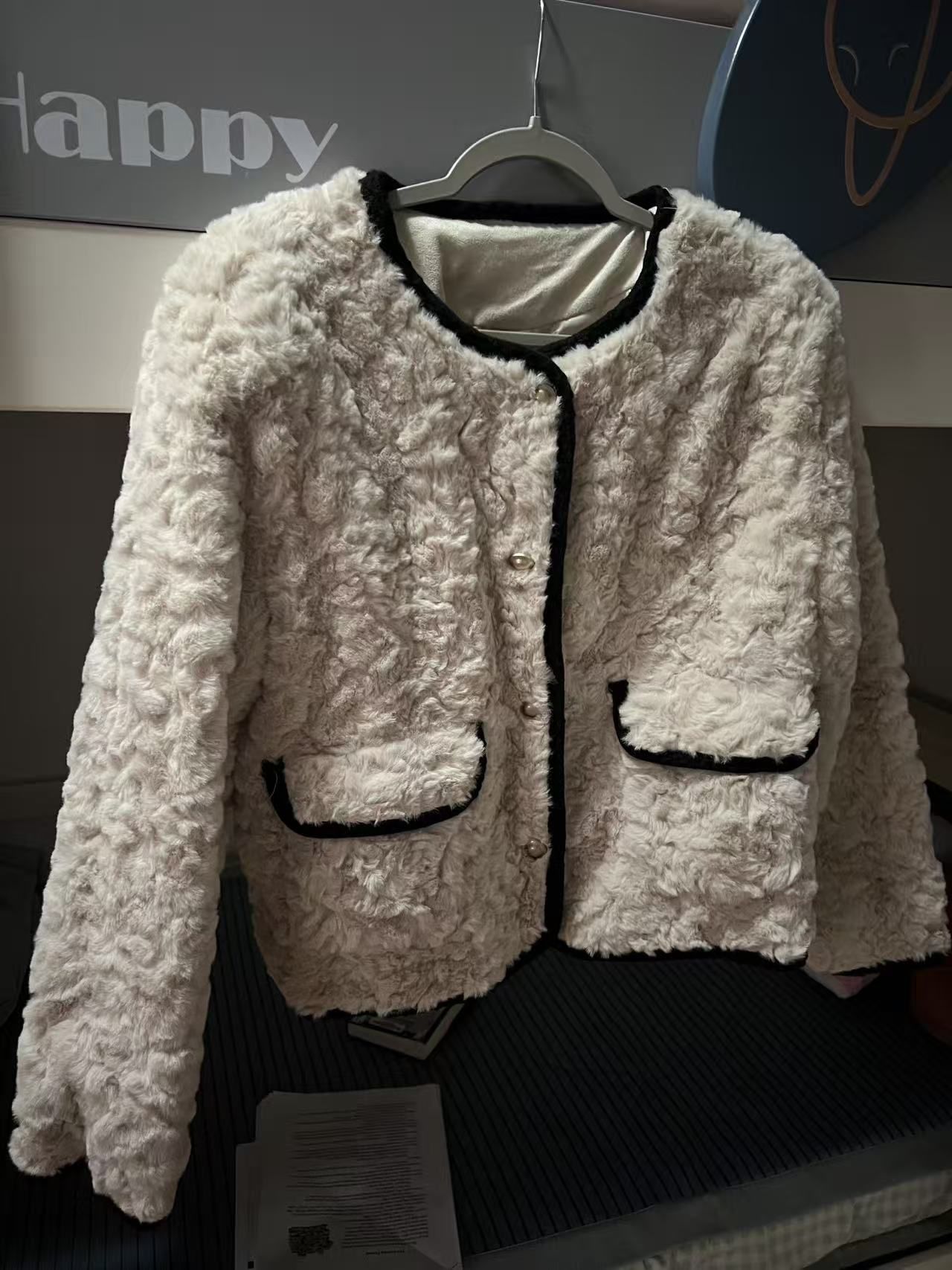 Women Sherpa Jacket Size L 