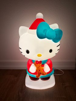 Hello Kitty Christmas Blow Mold