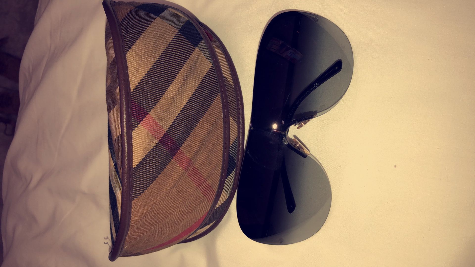 Semi used authentic Burberry glasses , asking for 150.00