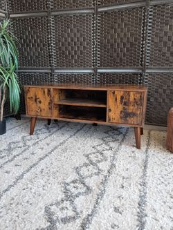 43.25in MCM Style TV Stand with Storage