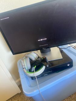 Xbox  and monitor