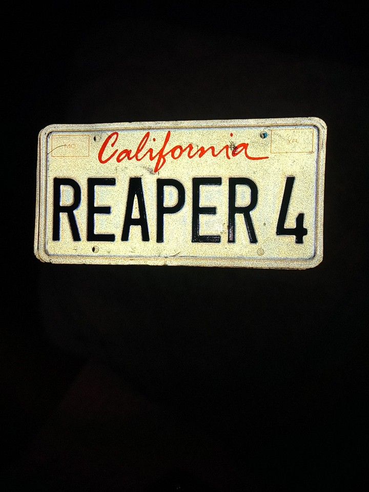 FRONT AND BACK PERSONALIZED PLATES CALIFORNIA