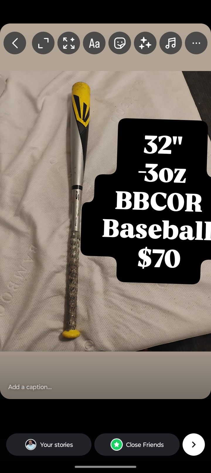Easton S3 BBCOR Baseball Bat 32"