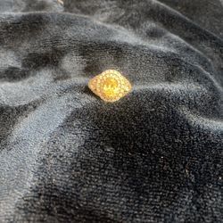 Yellow Gem Ring 