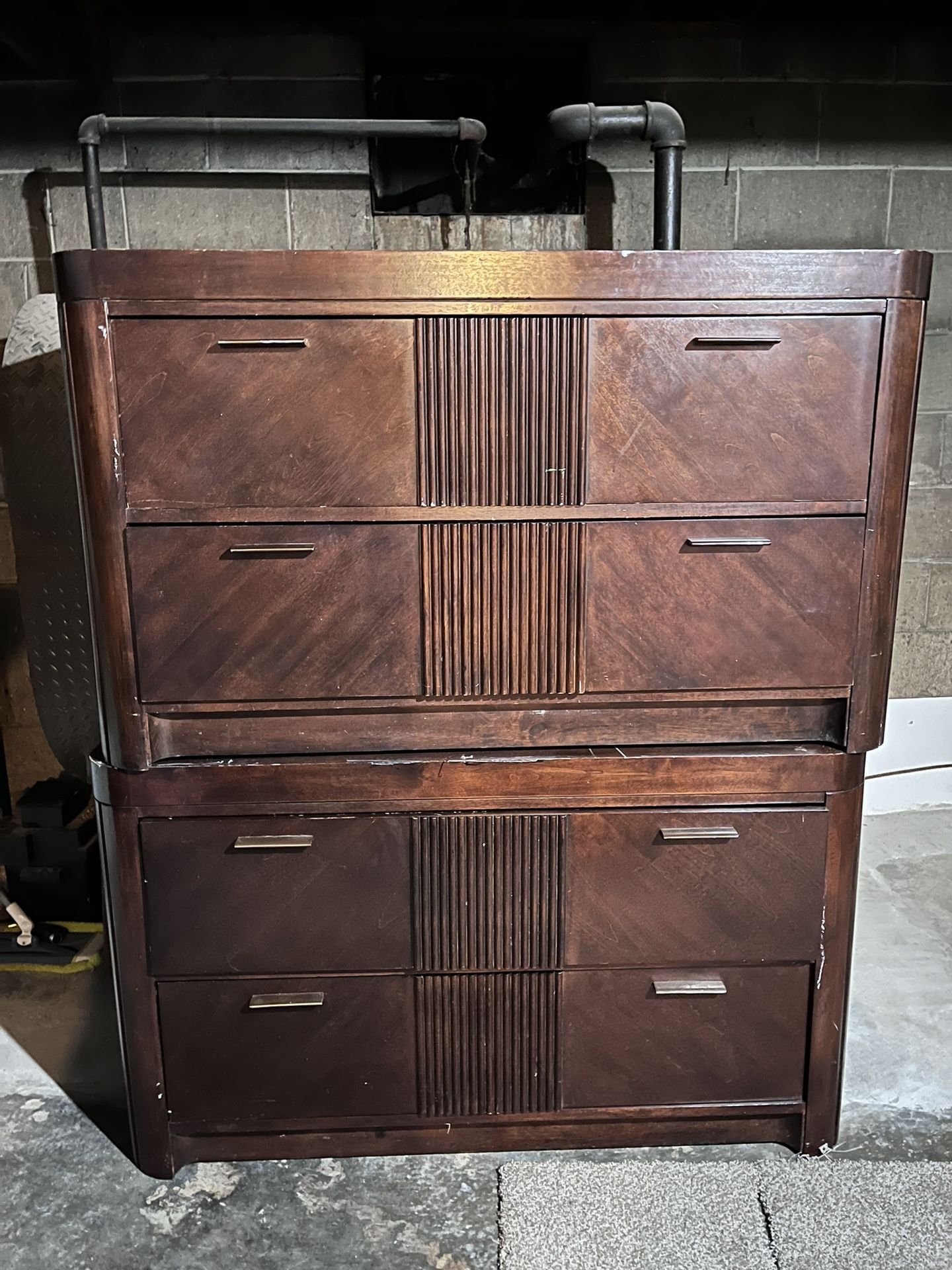 2 Large Night Stands or Dresser Combined