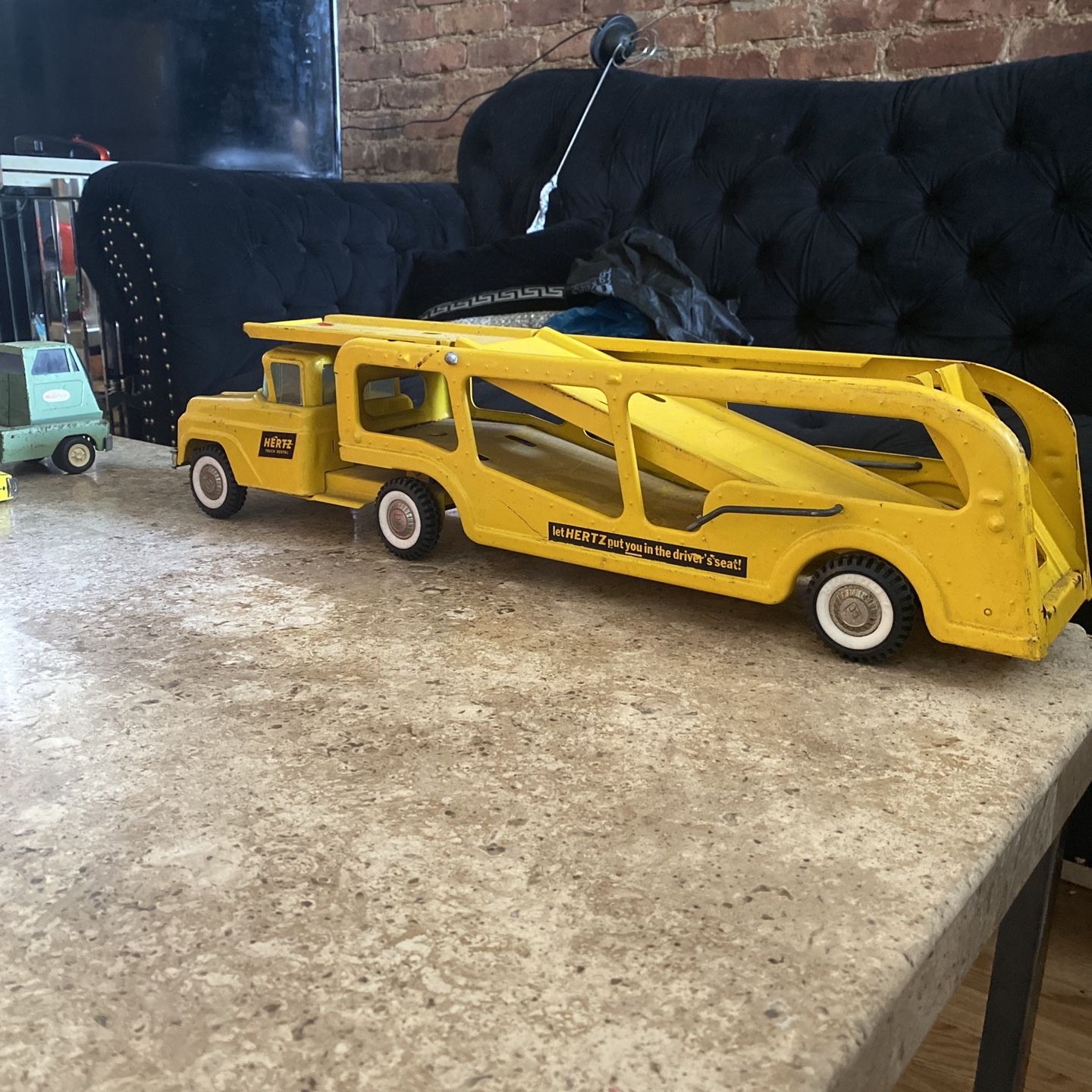 Vintage Toys 1959 Hertz Car Carrier / Hauler Truck $80 Great